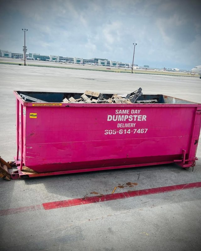 40 yard dumpster